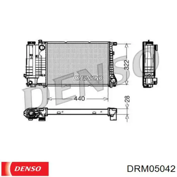 Радиатор DRM05042 Denso