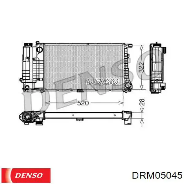 Радиатор DRM05045 Denso