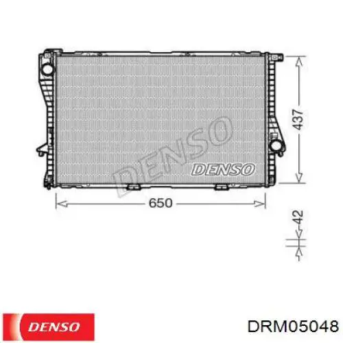 Радиатор DRM05048 Denso