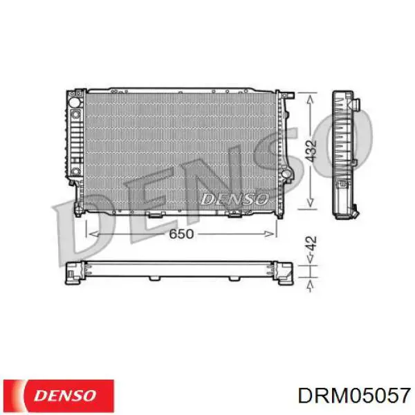 Радиатор DRM05057 Denso