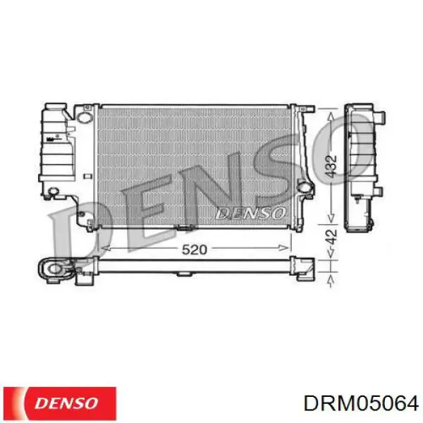 Радиатор DRM05064 Denso