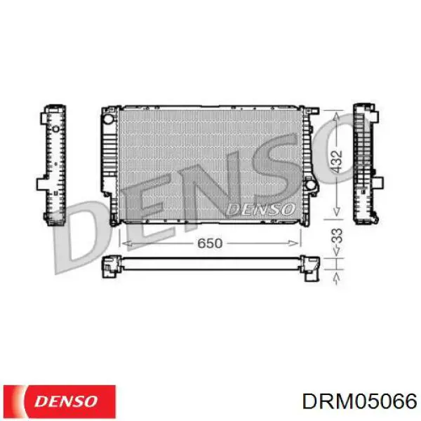 Радиатор DRM05066 Denso