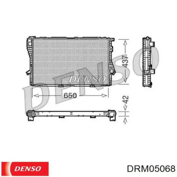 DRM05068 Denso радиатор