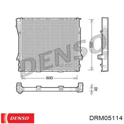 Радиатор DRM05114 Denso