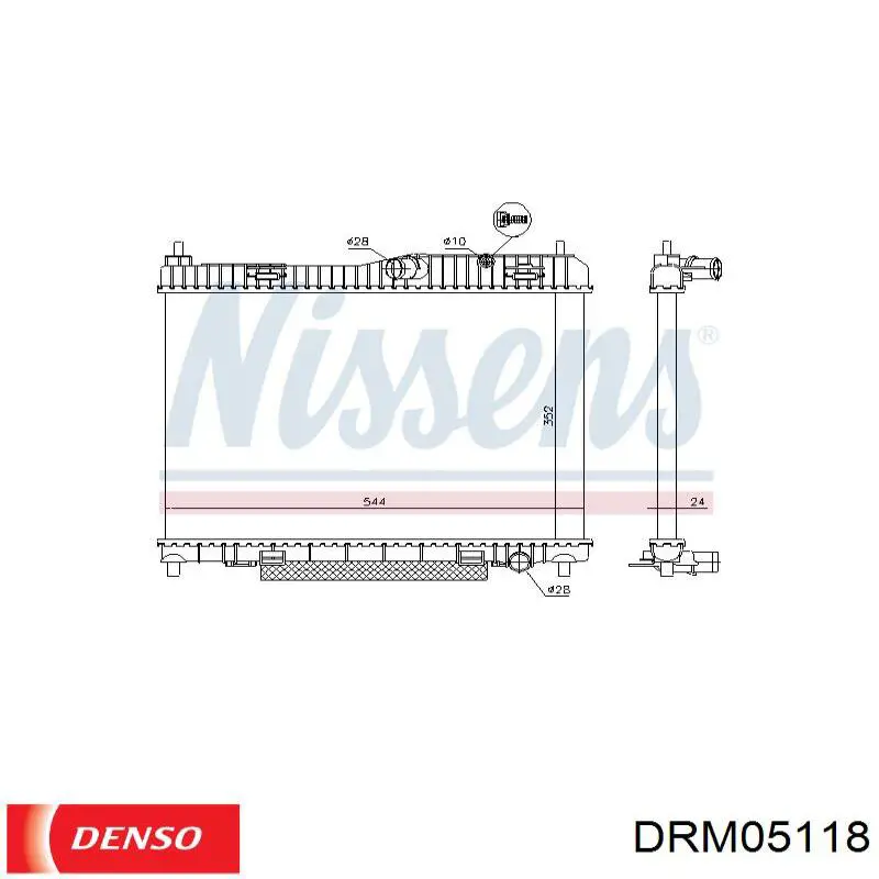 59288 NRF Радиатор основной