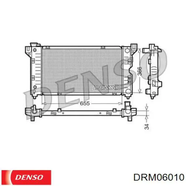 DRM06010 Denso радиатор