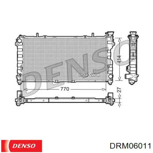 Радиатор DRM06011 Denso