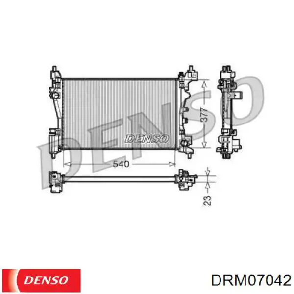 DRM07042 Denso радиатор