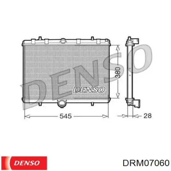 DRM07060 Denso радиатор