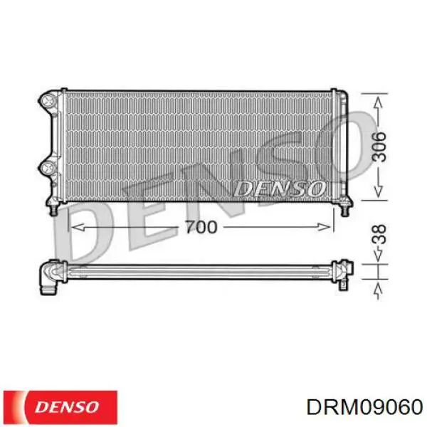 DRM09060 Denso радиатор