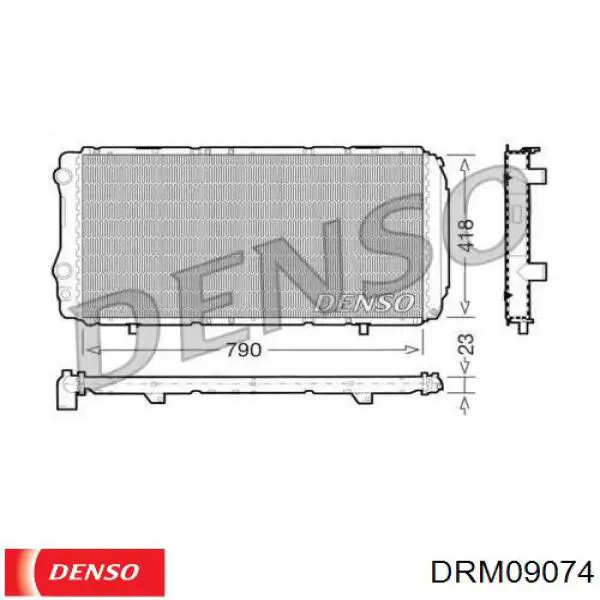 DRM09074 Denso радиатор