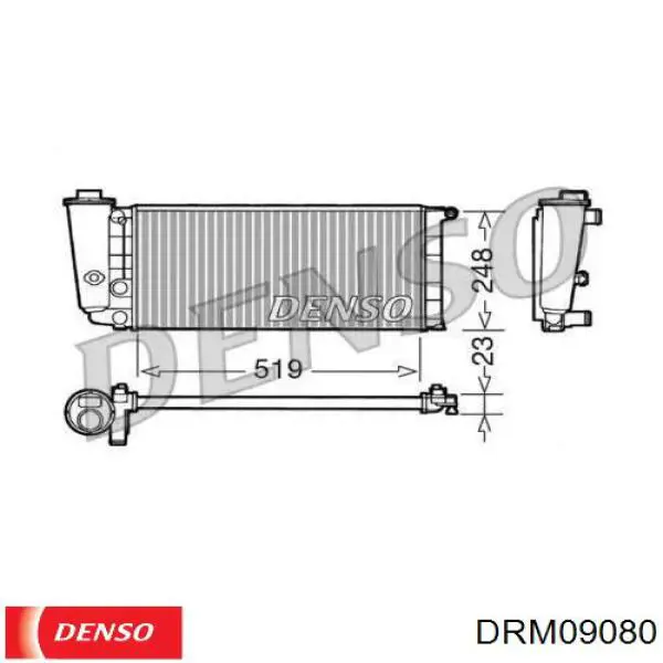 Радиатор DRM09080 Denso