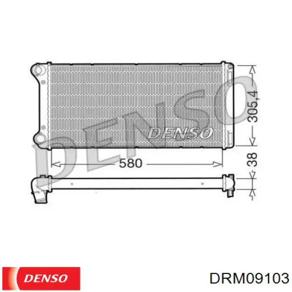 Радиатор DRM09103 Denso