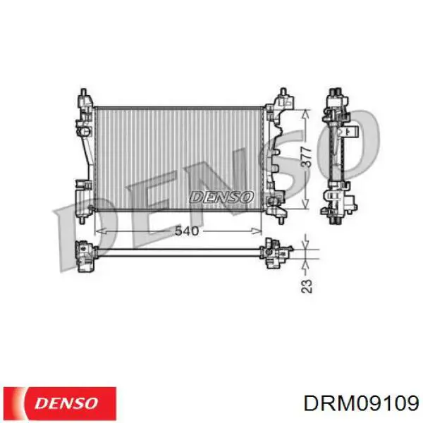 DRM09109 Denso радиатор