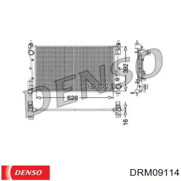 DRM09114 Denso радиатор