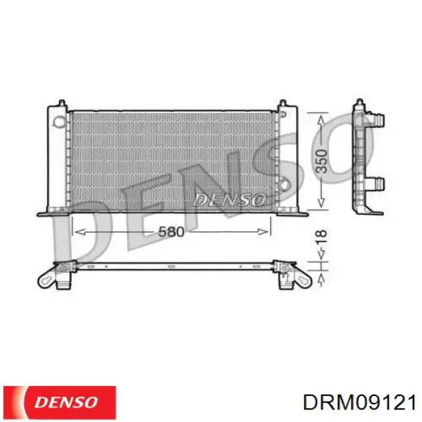 DRM09121 Denso радиатор