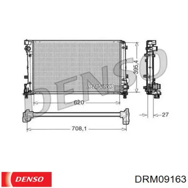 Радиатор DRM09163 Denso