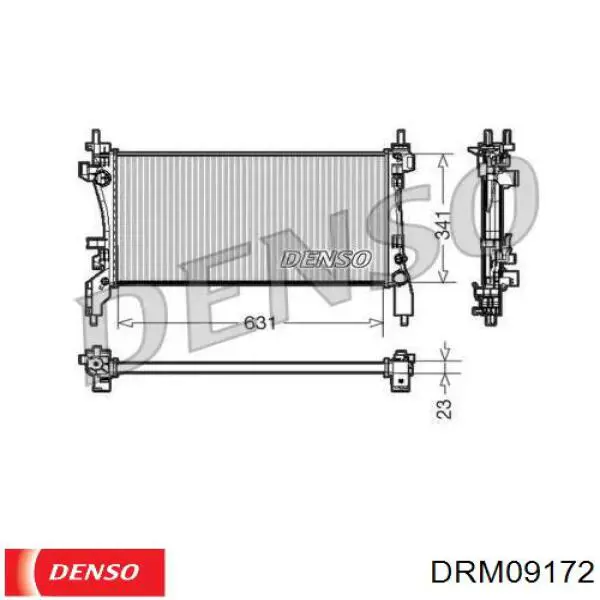 DRM09172 Denso радиатор