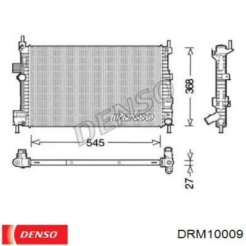 Радиатор DRM10009 Denso