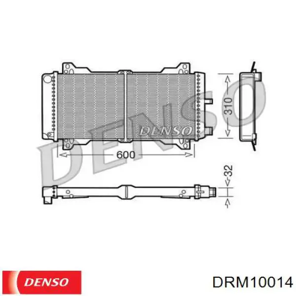 Радиатор DRM10014 Denso