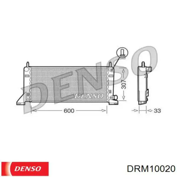 Радиатор DRM10020 Denso