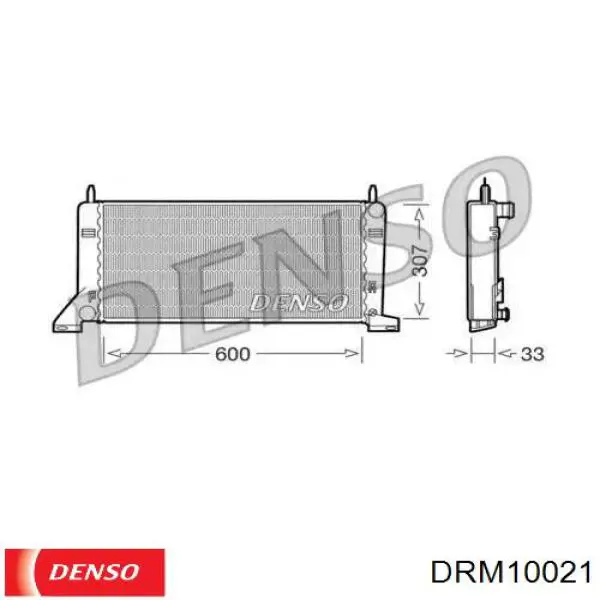 Радиатор DRM10021 Denso