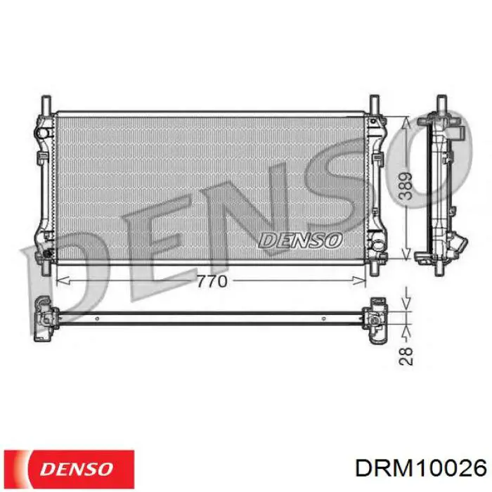 1664804 Ford Радиатор основной