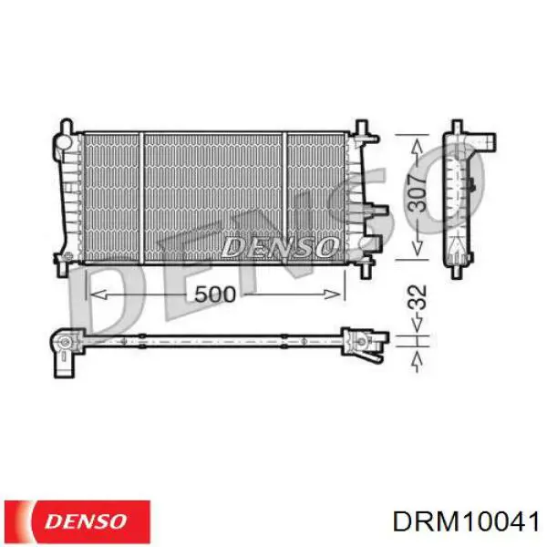 Радиатор DRM10041 Denso