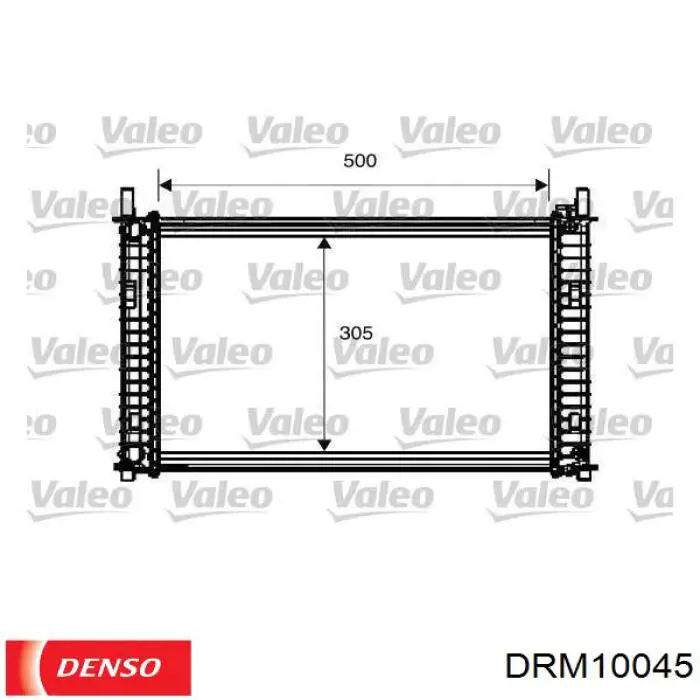 Радиатор DRM10045 Denso