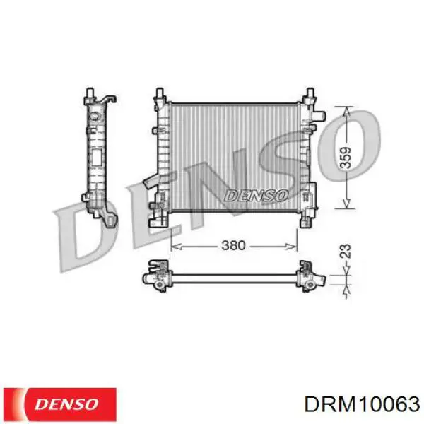 Радиатор DRM10063 Denso