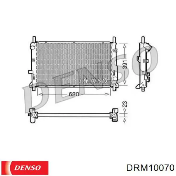 DRM10070 Denso радиатор
