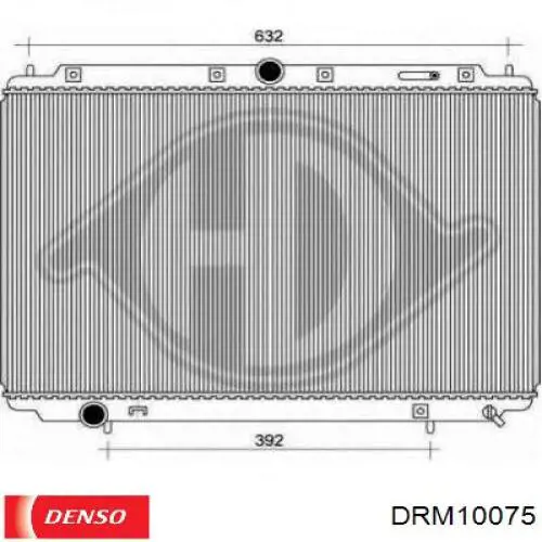 Радиатор охлаждения Denso DRM10075
