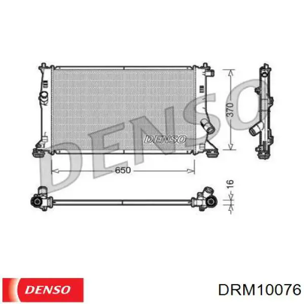 Радиатор DRM10076 Denso