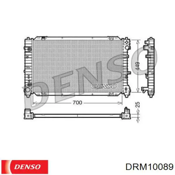 Радиатор DRM10089 Denso