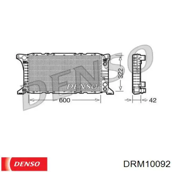 Радиатор DRM10092 Denso