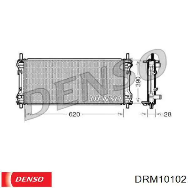 Радиатор DRM10102 Denso