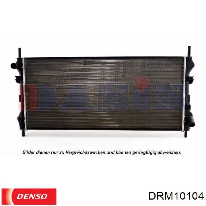 Радиатор охлаждения двигателя Denso DRM10104 цена, от 68.12 USD
