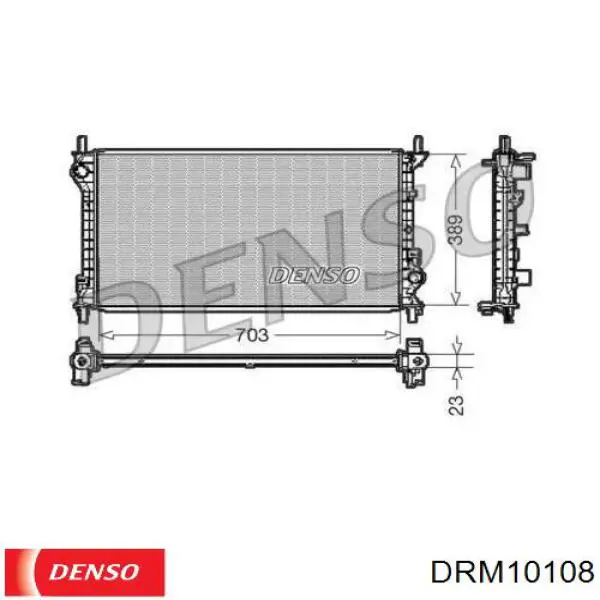 Радиатор DRM10108 Denso