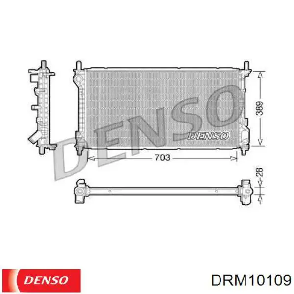 Радиатор DRM10109 Denso