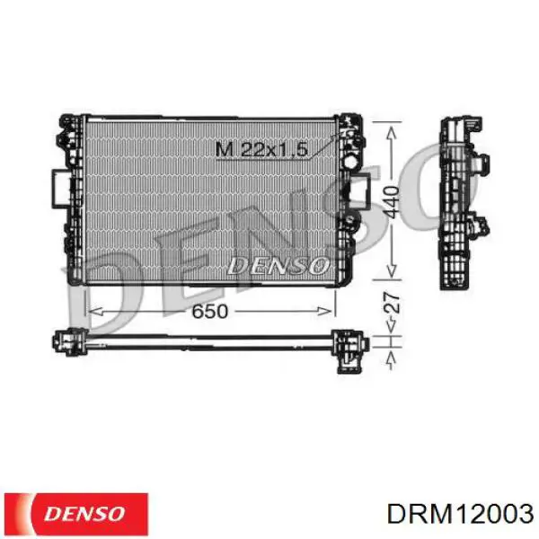 Радиатор DRM12003 Denso