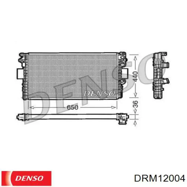 Радиатор DRM12004 Denso