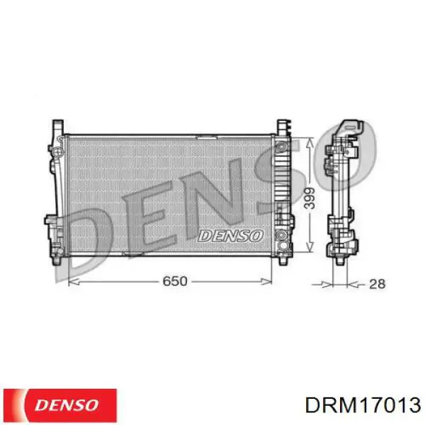 DRM17013 Denso радиатор