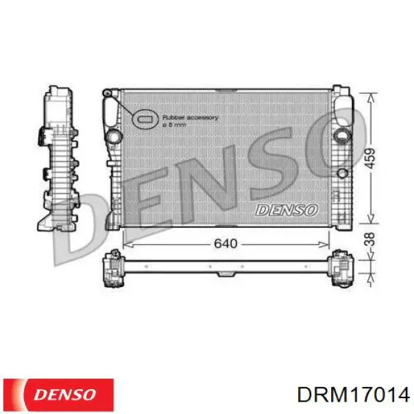 Радиатор DRM17014 Denso