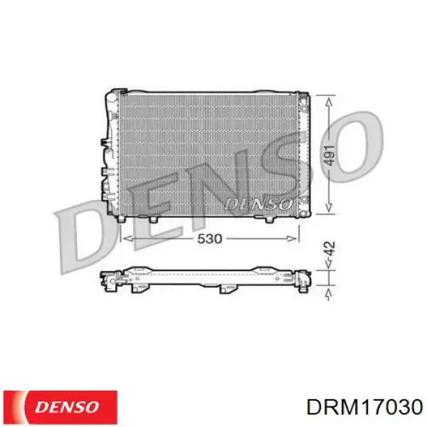DRM17030 Denso радиатор