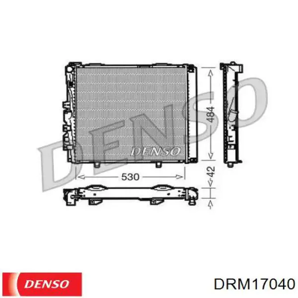 Радиатор DRM17040 Denso