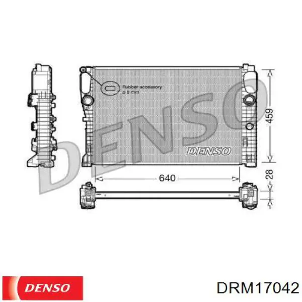 Радиатор DRM17042 Denso