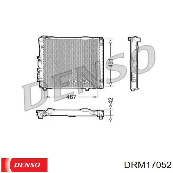 Радиатор DRM17052 Denso