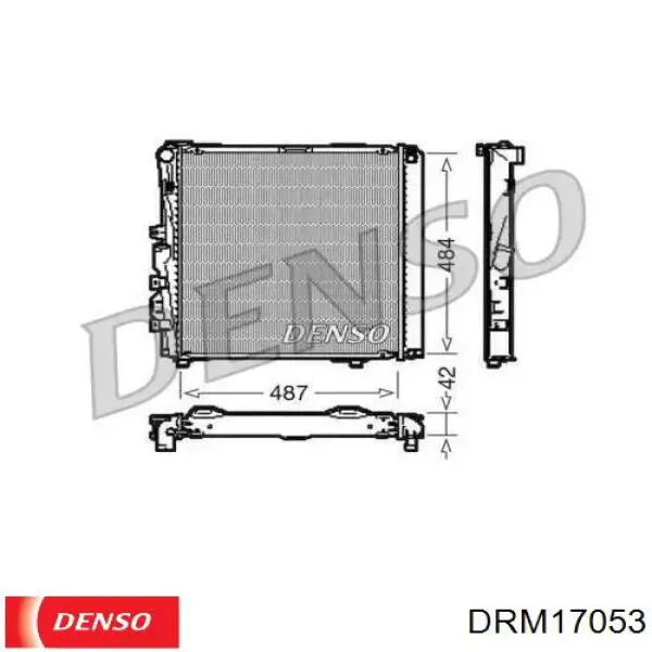 Радиатор DRM17053 Denso