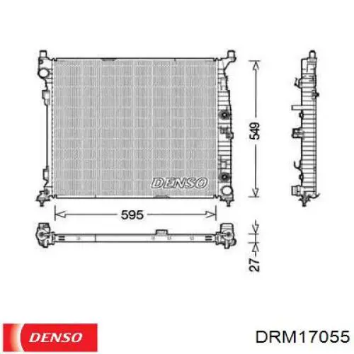 Радиатор охлаждения Polcar 50T1081