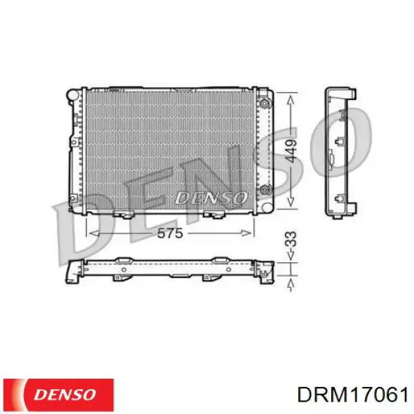 Радиатор A2015002103 Mercedes